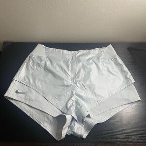 NWT! Nike Women's Light Blue Athletic Shorts